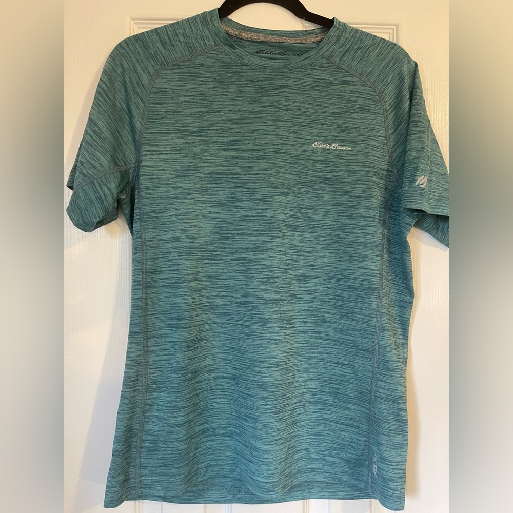 Men’s Small Eddie Bauer Green Freedry Short Sleeve‎ T-Shirt